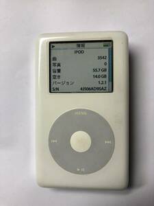 iPod photo (classic)4世代　HDD60GB 新品バッテリー交換済み　動作確認済み　a1099 本体のみ