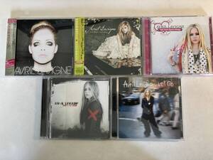 W8847 アヴリル・ラヴィーン 5枚セット｜Avril Lavigne Let Go Under My Skin The Best Damn Thing Goodbye Lullaby