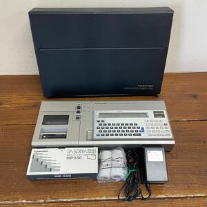 J3007【通電のみ確認】 TOSHIBA／東芝 ポケットコンピューター PASOPIA mini IHC-8000 ミニプリンタ・インターフェース IHP-500 他