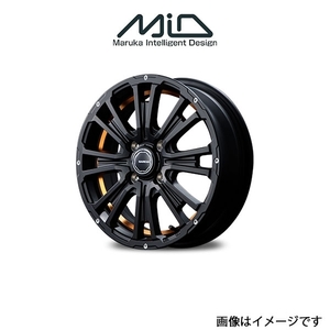 MID ガルシア SSリボルバーKC アルミホイール 1本 ゼスト JE系(14×4.5J 4-100 INSET45 アンダーカットオレンジ)GARCIA SS REVOLVER KC