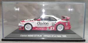 EBBRO エブロ Clarion NISMO GT-RLM 24Hours #23 1995 1/43 クラリオン GT-RLM (R33) ルマン1995