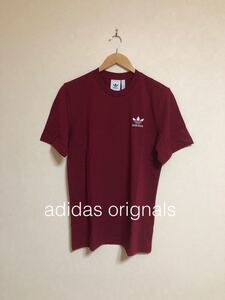 【新品】 adidas originals CATALOG SS TEE アディダス オリジナルス カタログ Tシャツ トップス サイズM 半袖 ボルドー DH4803