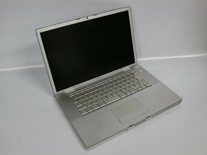 ジャンク品ノートパソコン APPLE MacBook Pro A1260 Core2Duo メモリ不明 HDD不明 15inch カメラ内蔵 代引き可