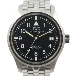 【栄】IWC 腕時計 マークXV パイロットウォッチ IW325301 黒文字盤 SS 自動巻き アナログ 男性 メンズ 本体のみ