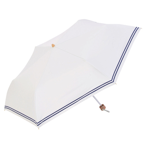 ☆ セーラーボーダーオフホワイト ☆ MINI PARASOL 遮光 遮熱 50cm nifty colors 折りたたみ傘 50cm 折り畳み傘 傘 かさ カサ 雨傘 婦人傘