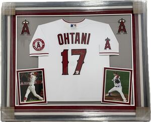 50/50 超激レア 額装 大谷 翔平 サイン オーセンティック ユニフォーム Autographed LosAngeles Shohei Ohtani Fanatics Authentic Jersey