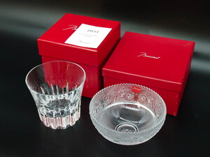 R-079054 フランス Baccarat バカラ　エトナ(2011年・日本限定) ARABESQUE SMALL BOWL(アラベスク スモール ボウル) タンブラー&ボウル 