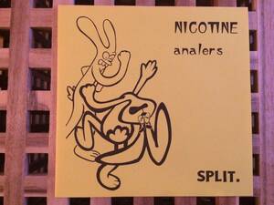 レコード/7インチ EP Split ★NICOTINE & analers