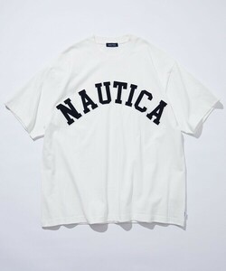 「NAUTICA」 半袖Tシャツ X-LARGE ホワイト メンズ