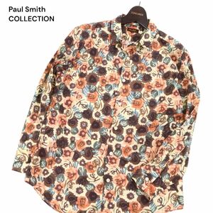 Paul Smith COLLECTION ポールスミス コレクション 【CANAL ROSE FLORAL】 花柄 フローラル総柄 長袖 シャツ Sz.M　メンズ　I4T02308_7#C