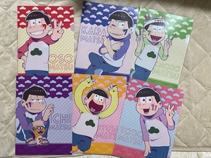 おそ松さん×セブンイレブン★A4クリアファイル全6種コンプセット！第4期制作①おそ松カラ松チョロ松一松十四松トド松赤塚不二夫バカボン