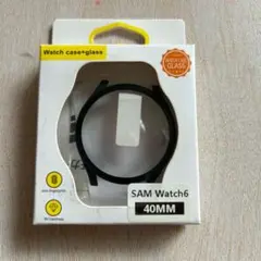 Galaxy Watch 6 40mm ケース PC素材+強化ガラス