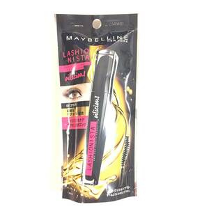 新品 ◆MAYBELLINE (メイベリン) ラッシュニスタ オイリシャス 01ブラック (マスカラ)◆ ケアオイル配合 在庫最後