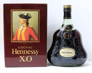 ◎未開栓◎Hennessy ヘネシーXO グリーンボトル 金キャップ コニャック ブランデー 700ml 40% 同梱可◎6161-10