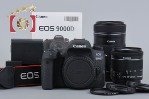 【中古】Canon キヤノン EOS 9000D ダブルズームキット