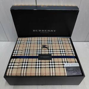 【 送料無料 】 未使用 ◆ BURBERRY バーバリー 羽毛 肌掛け ふとん 150cm×200cm ダウンケット 西川 産業 元箱 寝具 ノバチェック 紙箱