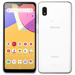 Galaxy A21 SC-42A 64GB かんたんモード シンプル ＦＭラジオ スマホデビュー 特典付 docomo版 SIMロック解除済 da21wh-b49y8