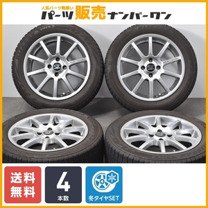 【送料無料】スポーツテクニック 16in 6.5J+42 PCD100 ブリヂストン ブリザック VRX2 195/55R16 ミニクーパー クラブマン R56 R55 R54 R53