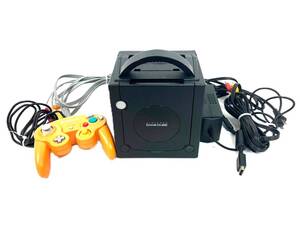 NINTENDO/ニンテンドー GAMECUBE/ゲームキューブ DOL-001 ブラック 本体 ゲームボーイプレーヤー DOL-017 任天堂（53100IK10）