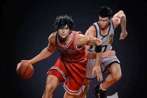 スラムダンク　slam dunk 流川楓vs仙道彰　フィギュア 数量限定　完成品 ガレージキット １／6サイズ