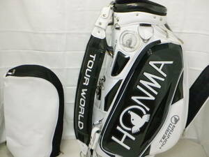 HONMA TOUR WORLD 9.5型3点式アスリートツアープロモデル ★中古★(WHxBK)ゴルフ キャディバック