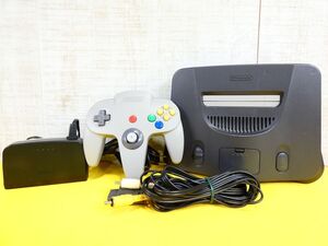 S) (AG-56) Nintendo 任天堂 ニンテンドー64 本体/コントローラー NUS-001 ゲーム機器 ※動作OK！ ＠80 (12)