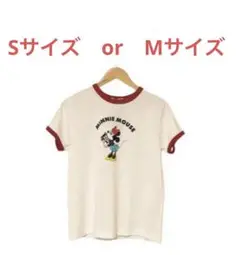 S、Mサイズあり！　ミニー　フィガロ　リンガーTシャツ　ミニーTシャツ