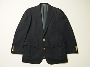 Polo Ralph Lauren　ラルフローレン　金ボタン　紺ブレザー　正規品　ウール　フラノ　テーラードジャケット　AB6　2Bジャケット　ブレザー