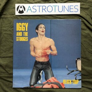 美盤 激レア 1988年 フランス盤 イギー＆ザ・ストゥージズ Iggy And The Stooges LPレコード Death Trip Death Trip グリーン盤 Iggy Pop