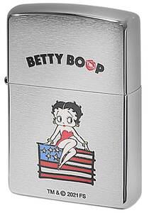 Zippo ジッポライター 誕生90周年記念 ベティ・ブープ フラッグ Betty Boop 80218 プレゼント 男性 女性 かわいい メール便可