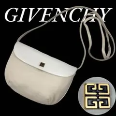 GIVENCHY ジバンシー ミニ ショルダーバッグ レザー 斜め掛け 白