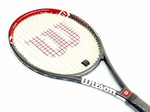 《美品》ウィルソン ハイパープロスタッフ 5.0 ストレッチ 110 G2 台湾製 ◇ WILSON HYPER PROSTAFF 5.0 Stretch HYPER CARBON中古品