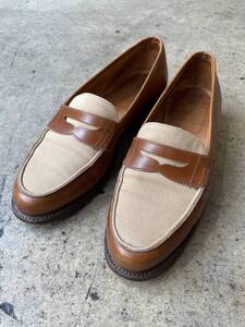 CROCKETT&JONES クロケット&ジョーンズ SHERBOURNE コンビ ローファー 小さいサイズ