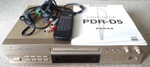 パイオニア　コンパクトディスクレコーダー　PDR-D5　中古　可動品