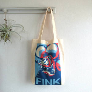 ラットフィンク トートバッグ RATFINK メンズ レディース かばん totebag ナチュラルカラー