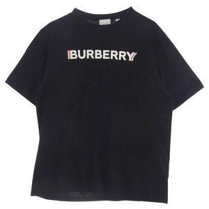 BURBERRY バーバリー 8053010 ロゴ 半袖 Tシャツ ブラック系【中古】