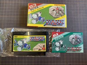 FC ファミコン ソフト ゼビウス ナムコ 箱　取説　付属　ファミリーコンピューター　XEVIOUS 起動確認済み