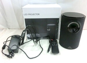 1000円スタート プロジェクター NX-1 MODEL YG521 LED PROJECTOR 通電確認済み 映像機器 外箱 リモコン付 WHO HH1031