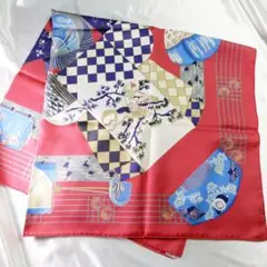 レア!HERMES　カレ90　KIMONOS et INROS 着物と印籠　和風