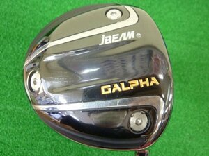 【中古品】ｊBEAM　GALPHA Black　ドライバー　FEATHER TRPX　カーボンシャフト　フレックス：XX