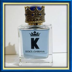  DOLCE＆GABBANA ドルチェ&ガッバーナ K キング オードトワレ 50ml ★残量たっぷり