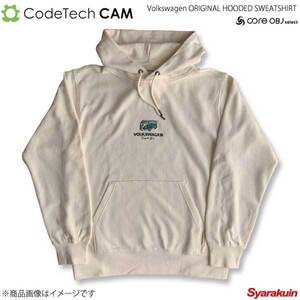 Codetech コードテック Volkswagen ORIGINAL HOODED SWEATSHIRT EARLY BUS アイボリー Sサイズ CO-KVW-3352IV