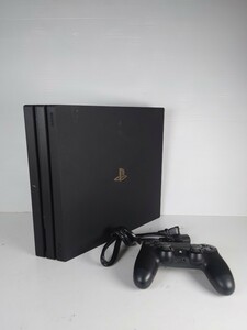 sr1234 148 通電確認のみ SONY PlayStation4 CUH-7200B 1TB ブラック プレイステーション1 PS4Pro 現状品 中古