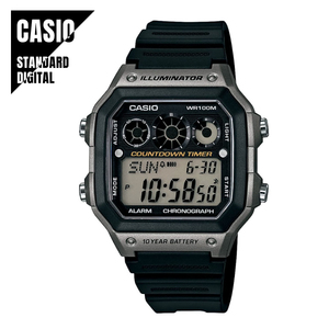 CASIO カシオ スタンダード デジタル ブラック AE-1300WH-8A 腕時計 メンズ レディース 審判 CASIO専用ケース付き★新品 メール便送料無料