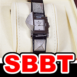 エルメス　メドールウォッチ PM　ME3.230　黒　クロコダイル　ダイヤモンド　□R刻印　ブラック　腕時計　HERMES　本物　未使用 sbbt