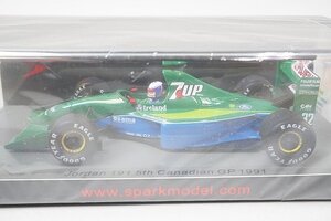 新品 Spark スパーク 1/43 ジョーダン 191 カナダGP 1991 5位 B.ガショー #32 S8077