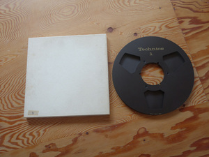 テクニクス オープンリールテープ 10号メタル 日本製 TECHNICS ブラック