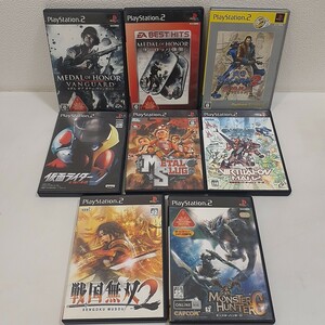 【ジャンク品】 PS2ソフト8点 まとめ売り PlayStation2 プレイステーション SONY ソニー