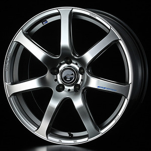 【個人宅発送可能】ウエッズ Weds 17X7.0J +47 5穴 PCD100 HSB ホイール 1本 LEONIS NAVIA 07 レオニス・ナヴィア ゼロセブン (39567)