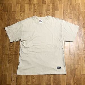 90〜00s NIKE Tシャツ 薄いベージュ XLサイズ 古着 ナイキ Rock & Roll